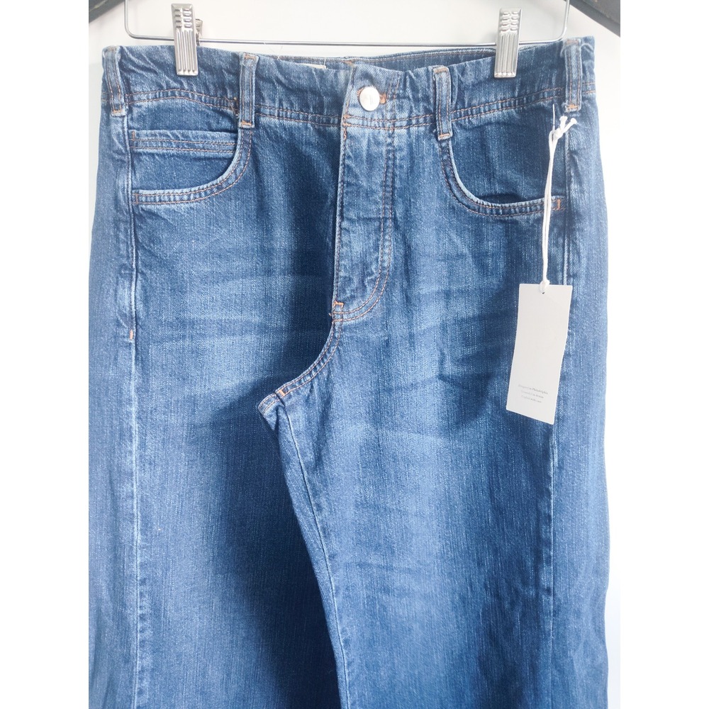 New Pilcro Anthropologie Jeans Culottes 28 Petite Wide Leg High Rise Raw Hem - Picture 10 of 10